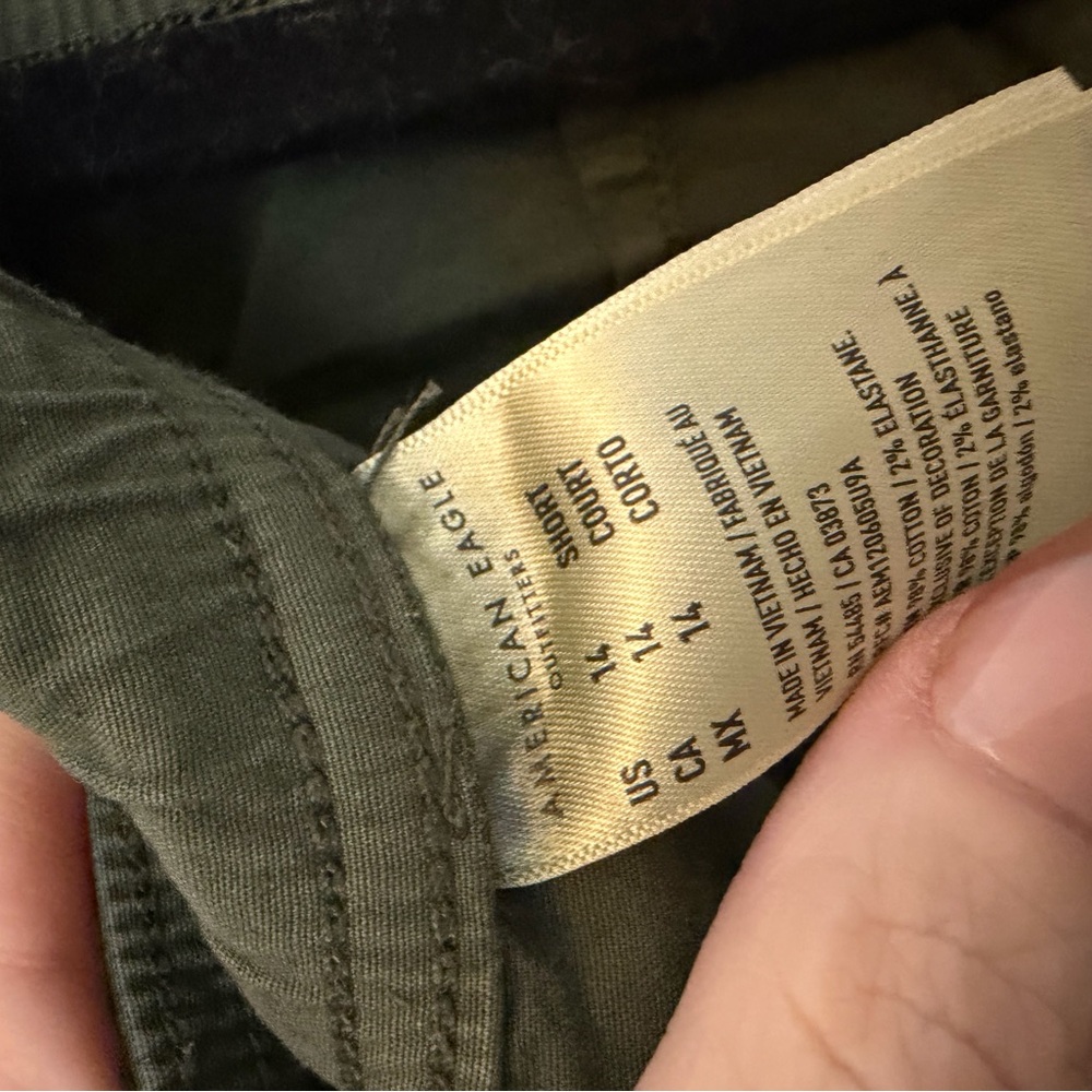American Eagle Khaki Stretch Trousers - Picture 3 of 3